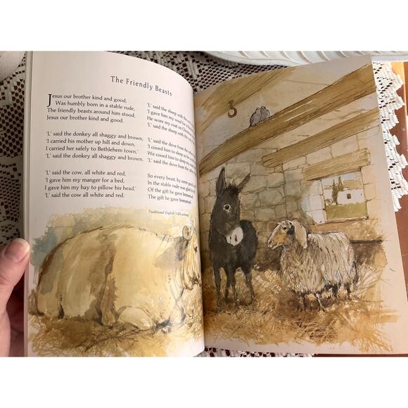 1991 A Song at Christmas by Mary Absolon – Vintage Christmas Story & Carol Book - Picture 6 of 8